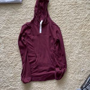 Lululemon Rulu material hooded jacket, fitted